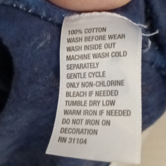 Brass beaded blue top size XL - Picture 4 of 4